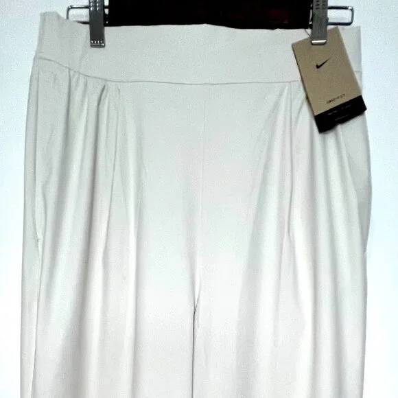 Nike Women's 24.7 PerfectStretch High-Waisted Wide Leg Pants MED  Lt Orewood Brn - Picture 5 of 9
